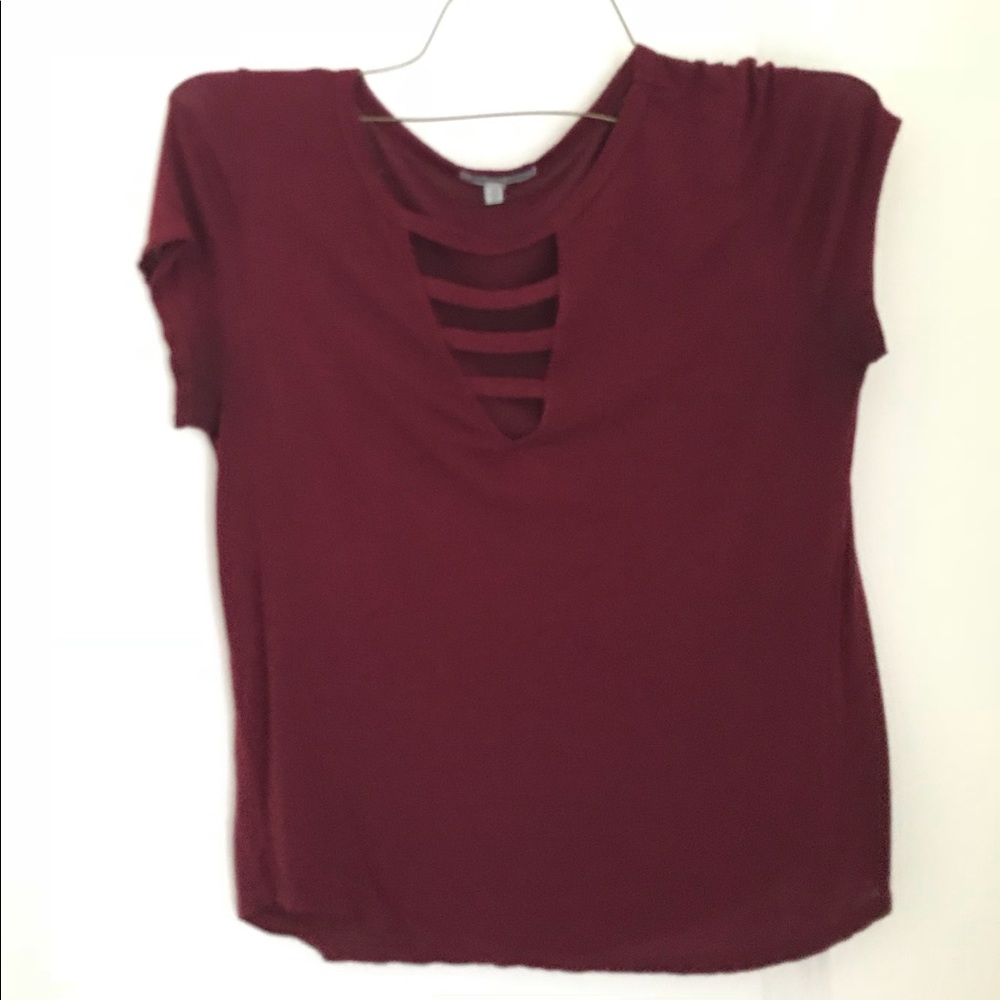 Charlotte Russe Burgundy Top